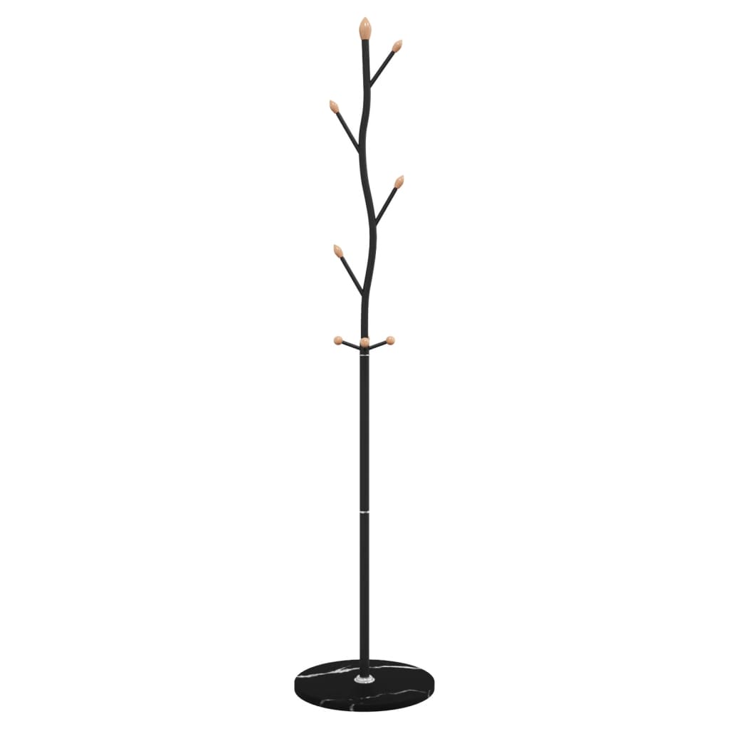 Coat Stand Black 177 cm Powder Coated Iron