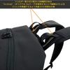 Рюкзак MSPC Slick Backpack Полиэстер Прочный PU [Шедевр] (600D (Высокое покрытие), 2. Черный)
