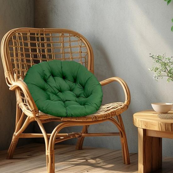 Подушка для стула Papasan, однотонная мягкая подушка для стула с завязками, подушка для улицы Papasan для патио, балкона, внутреннего использования на открытом воздухе