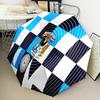 Coventry City Crest Design Automatic Folding Umbrella - 8-Rib Travel Umbrella with Auto Open/Close & Portable Gifts for holidays or birthdays