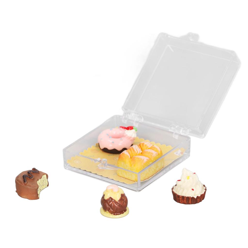 1:12 Dollhouse Miniature Desserts Set High Simulation Small Portable Dollhouse Miniature Food for