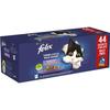 FELIX Tendres Effilés En Gelée Viandes-Poissons - 44 X 85 G - Sachets Fraîcheur Pour Chat Adulte