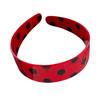 Wide Brim Acetate Plate Headband Retro Headwear Vintage Polka Dot Hair Hoop  Commute