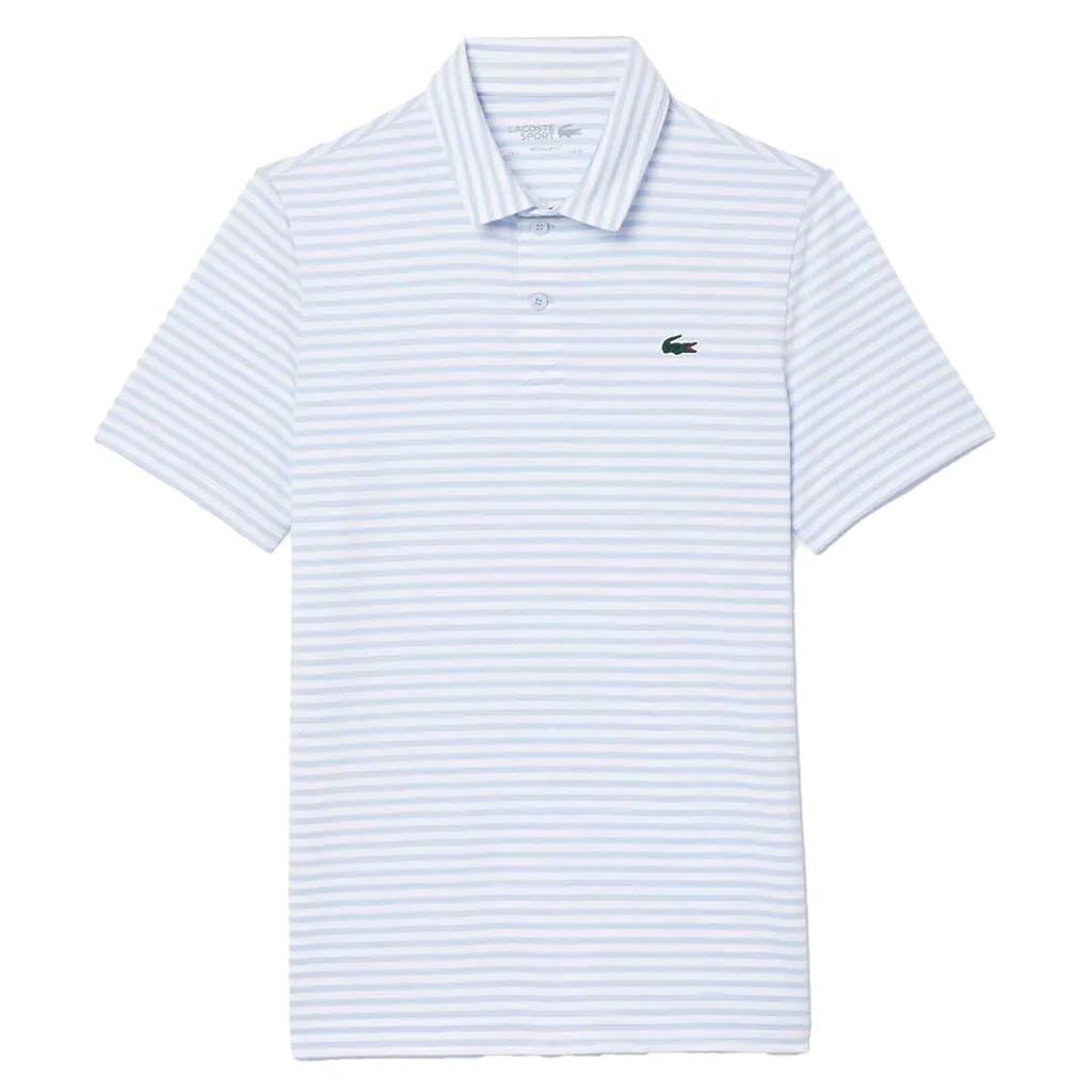 Lacoste Mens Ultra Dry Striped UV Protection Polo Shirt