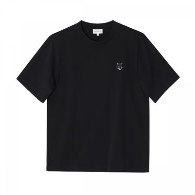 MaiSon KitSune Lm00107kj0119 P199 Смелый Патч с Головой Лисы Мужская Футболка с Коротким Рукавом S