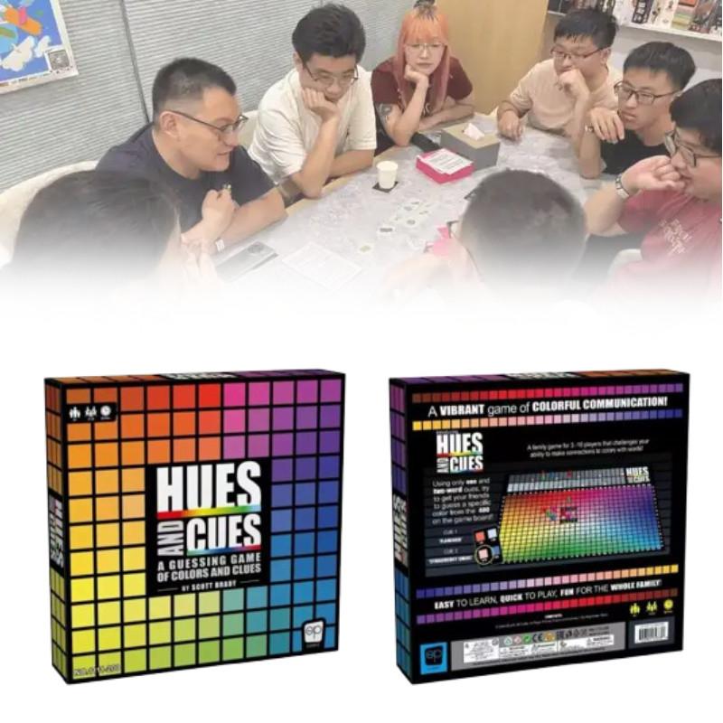 Hues And Cues A Guessing Game Of Colors Clues Puzzle Toy With Plastic Components For Family And Party Activities