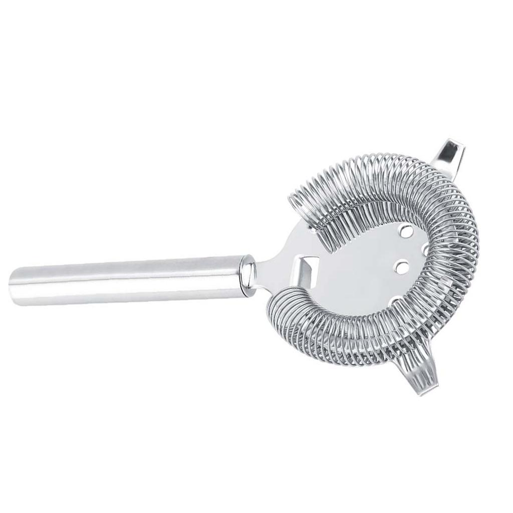 Stainless Steel Cocktail Drainer Filter Beverage Filtering Tool for Bar Restaurant 19.7*10.4cm
