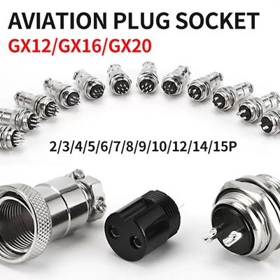 GX12 GX16 GX20 позолоченный авиационный штекерный разъем стыковочный разъем 2PIN 3PIN 4PIN 5PIN 6PIN 7PIN 8PIN 9PIN 10PIN 12PIN 14PIN 15P