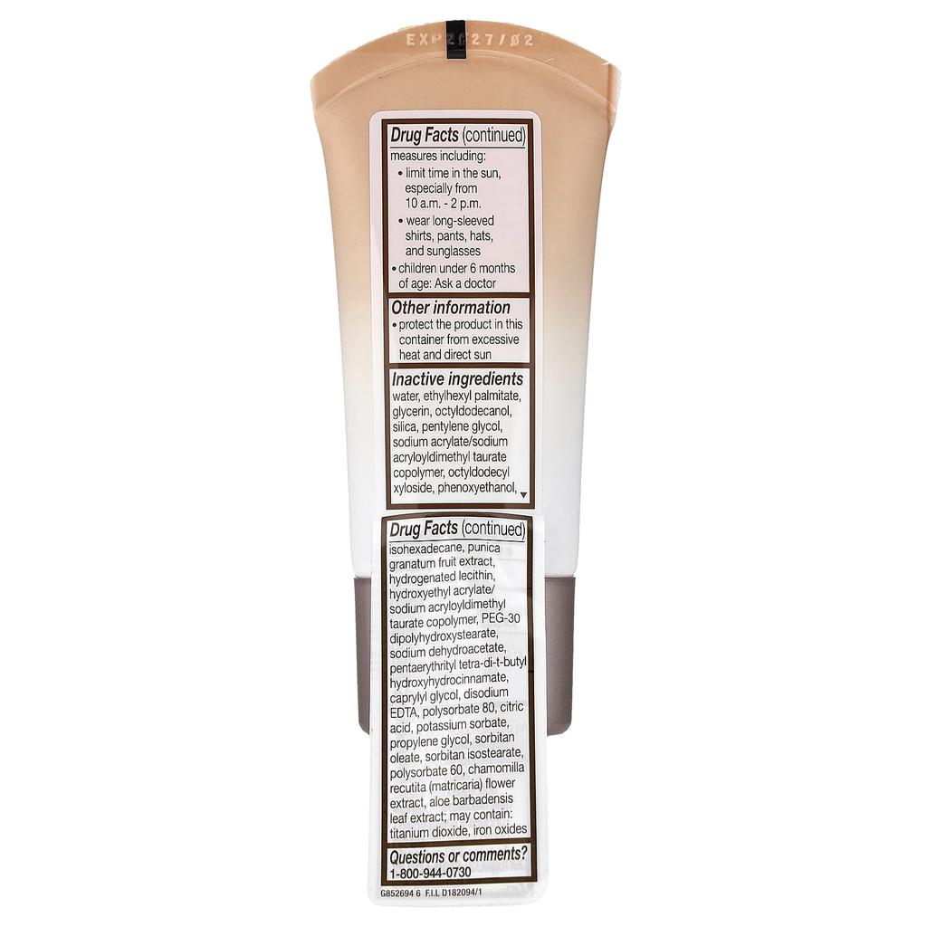 Maybelline Dream BB Fresh, Увлажняющий Бьюти-Бальзам для Кожи, SPF 30, 120 Medium Sheet Tint, 30 мл (1 жидкая унция)