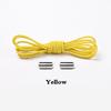 NO.8 Elastic Shoelaces Round No Tie Shoe Laces Sneakers Shoelace Kids Adult Rubber Elastic Laces Lock One Size Fits All Shoes