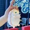 Милый Плюшевый Ежик Брелок Для Ключей С Серебряными И Золотыми Акцентами Для Путешествий