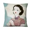 Neoclassical Girl Art Print Decorative Throw Pillow Cover Home Decor Bedroom Room Living Room Sofa Cushion Cover