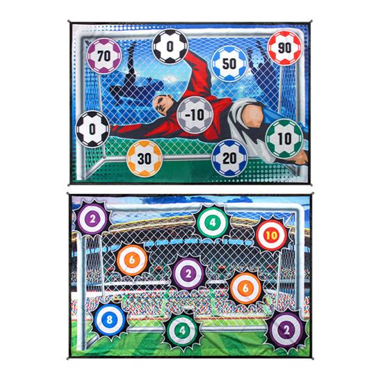 Футбольные игры для детей Футбольный игровой набор для мальчиков Коврик для футбола в помещении с целевыми зонами Тренировочные броски Улучшение навыков Футбольные подарки для детей