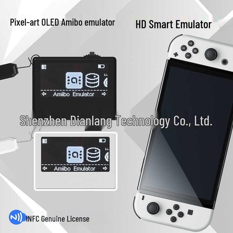 INFC Pixl OLEDHD Эмулятор карт Amiibo - Неограниченный фарм Link Смарт-карта.