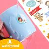 Premium Printable Vinyl Sticker Paper for Inkjet Printer - 25 Matte White Waterproof Decal Paper Sheets - Dries Quickly and Holds Ink Beautifully