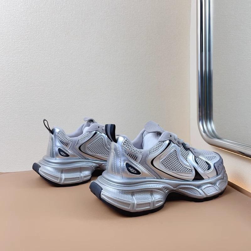 Spring New Thick-Soled Niche Dad Shoes Women's Casual Mesh Breathable Lightweight Sneakers for Women