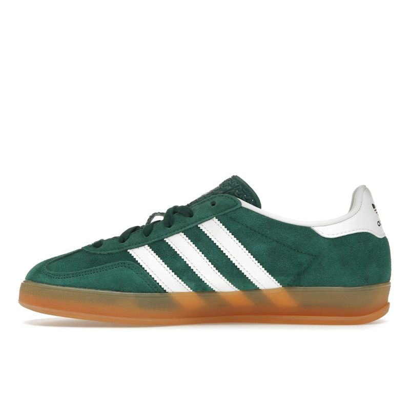 Adidas Кроссовки Gazelle Indoor Collegiate Green Gum Unisex Cloud-White JI2062