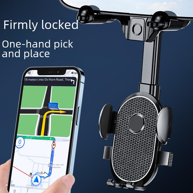 2022 Многофункциональный держатель для телефона на зеркало заднего вида автомобиля с обзором на 360° и навигацией дополненной реальности