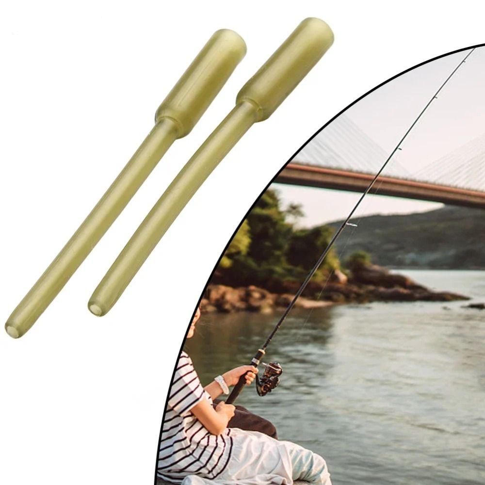 50 шт. Концевые трубки Рыболовные свинцовые клипсы Резиновые рыболовные концевые трубки Снасти Рыболовные инструменты