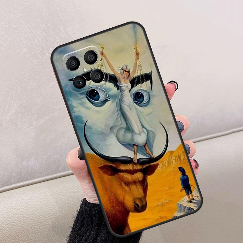 Художественный чехол Сальвадора Дали Для Honor Magic 7 Lite 5 6 Pro Чехол Для Honor X9b X9a X9c X8a X8b X9 200 400 50 70 90