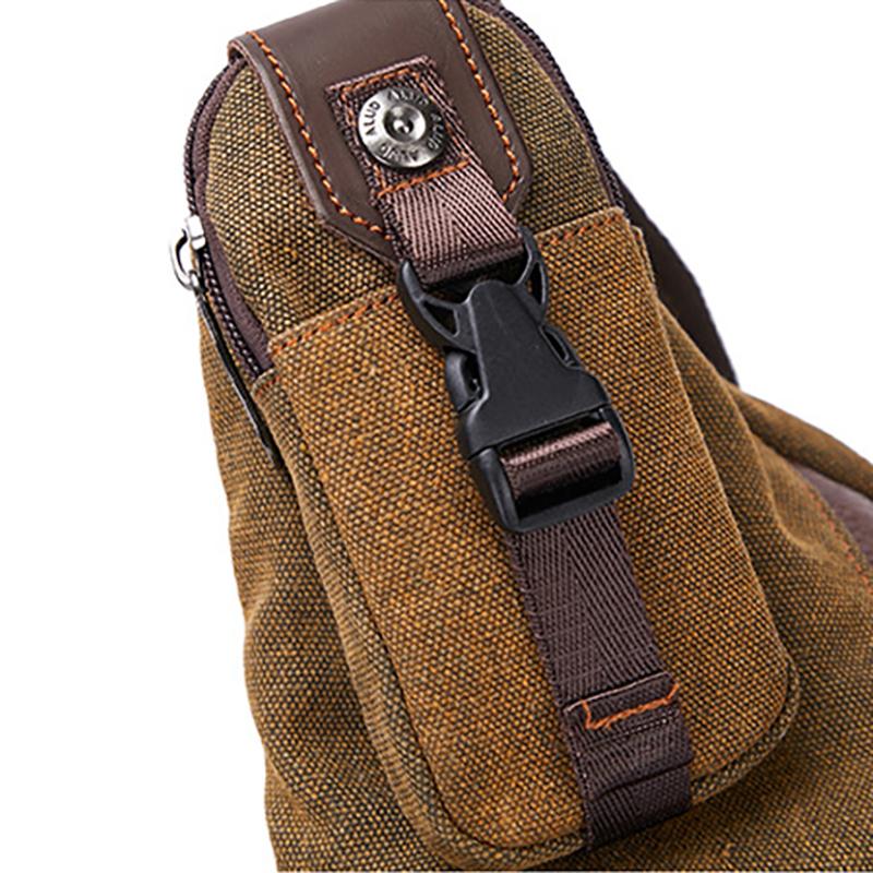 Европейская и американская ретро-модная холщовая диагональная нагрудная сумка-мессенджер для мужчин, многофункциональная сумка-мессенджер для мужчин