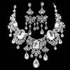 2 шт./компл. блестящие полные стразы с кисточками для невесты, эффектное ожерелье-нагрудник, серьги