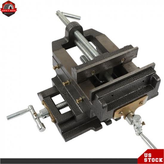 Heavy Duty 3"/4"/5"/6" Cross Drill Press Vise Slide Milling 2 Way X-Y Clamp