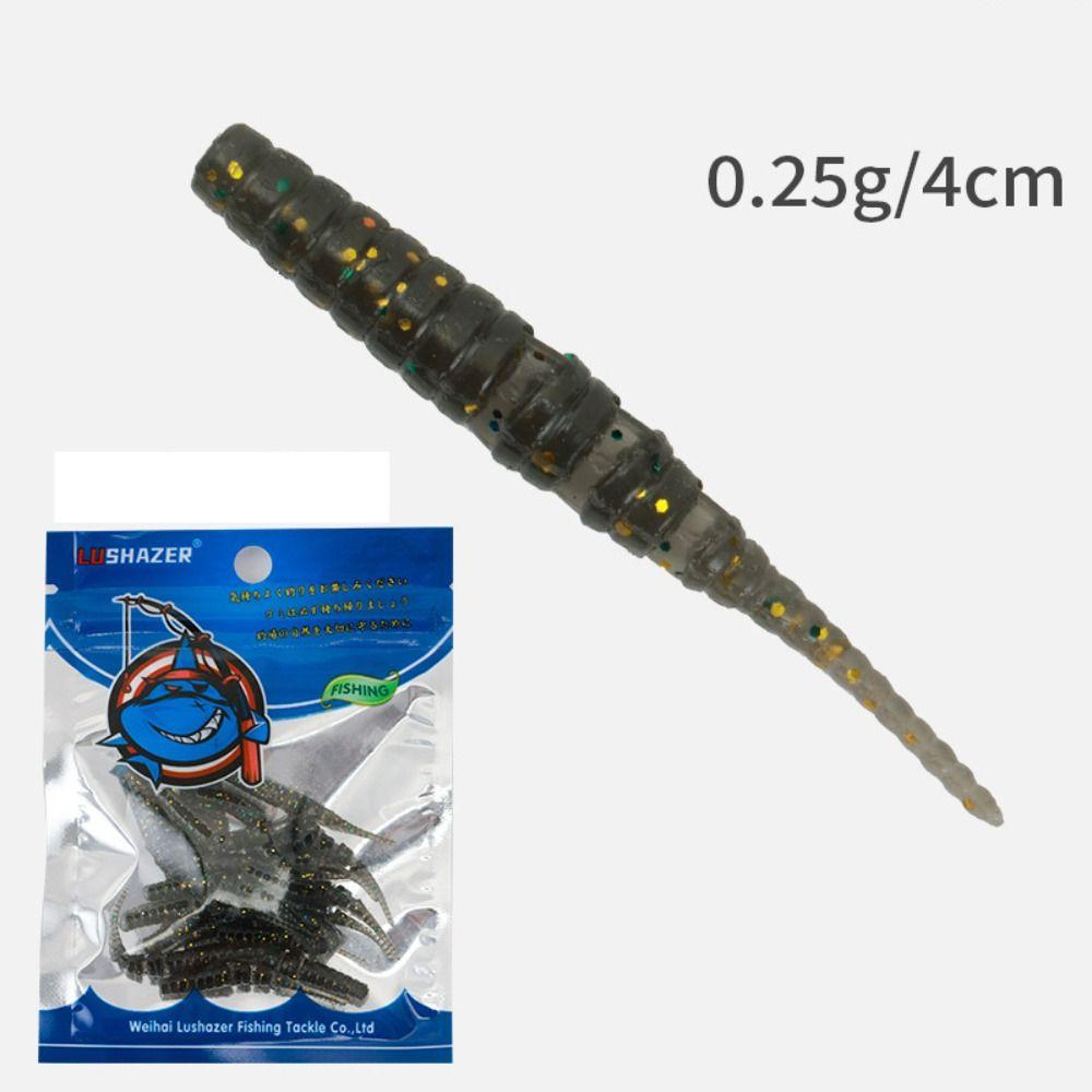 Многоцветные рыболовные мягкие приманки 4 см искусственные приманки рыболовные снасти приманки для зимней рыбалки