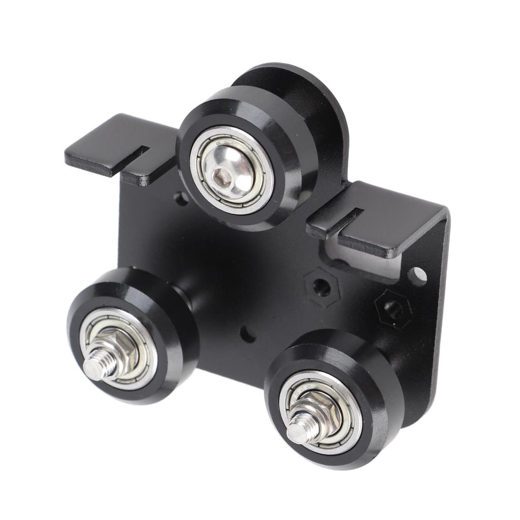 Back Support Plate Black Metal 3D Printer Extruder Back Support Plate With Pulley for Ender3 V2