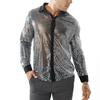 Fashion Mens Sparkly Sequins Party Dance Shirts Retro Disco Nightclub Shirt Tops Single Breasted Performance Clothing