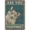 Cats Metal Tin Signs Being Normal Is Boring Wall Decoration Plaque Vintage Poster Iron Painting for Home Cafe Garden Club Bar