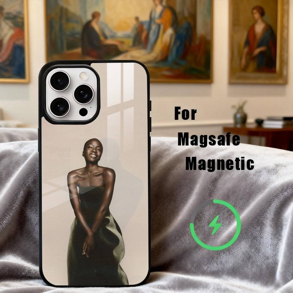 Brilliant D-Danai G-Gurira Actress Phone Case For iPhone17,16,15,14,13,12,11 Plus,For Magnetic Wireless Charge Cover