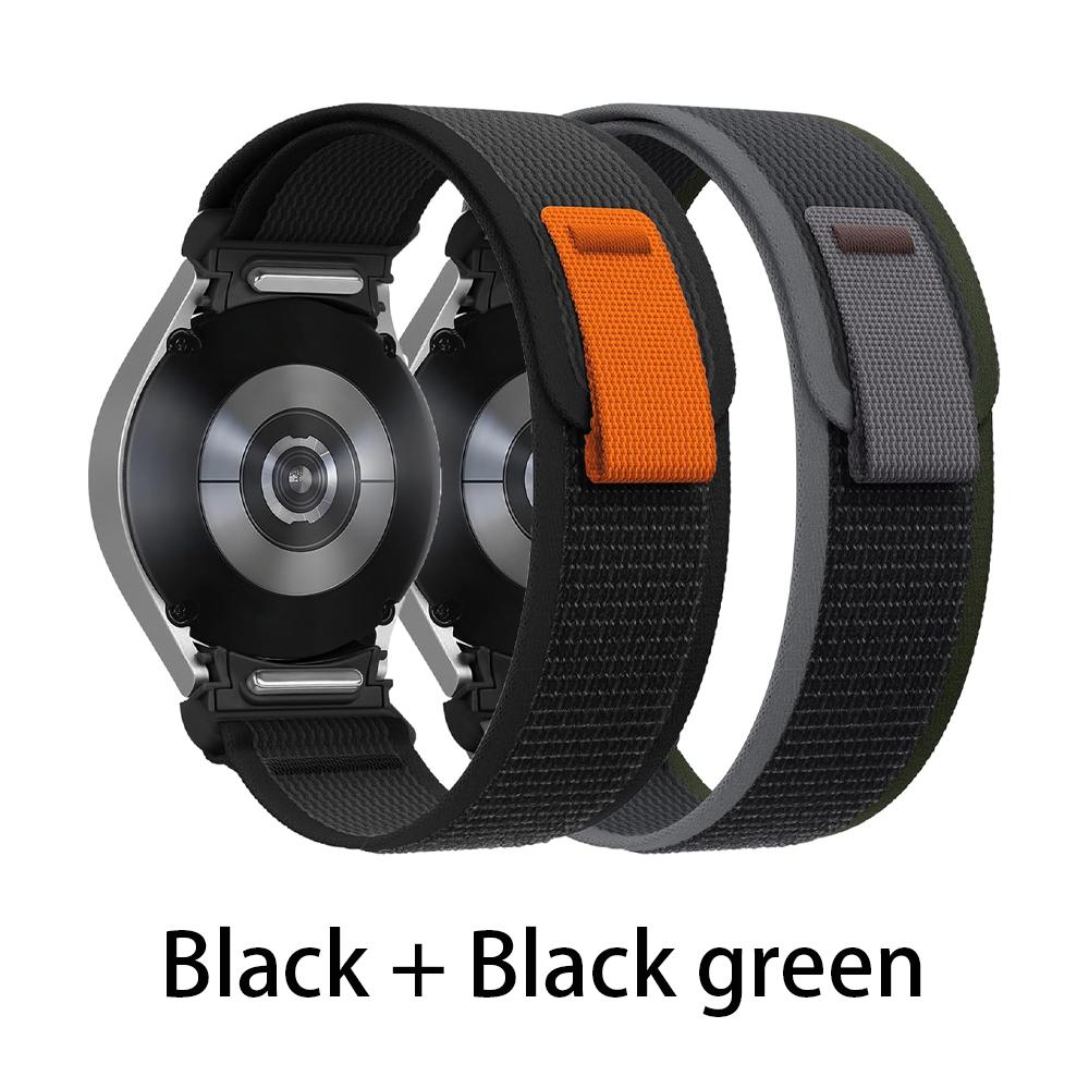 Ремешок для Samsung Galaxy watch 7 FE 6 5 Pro 4 classic 44мм 40мм на запястье Без зазоров Нейлоновый Trail ремешок браслет Galaxy watch 7 Ремешок