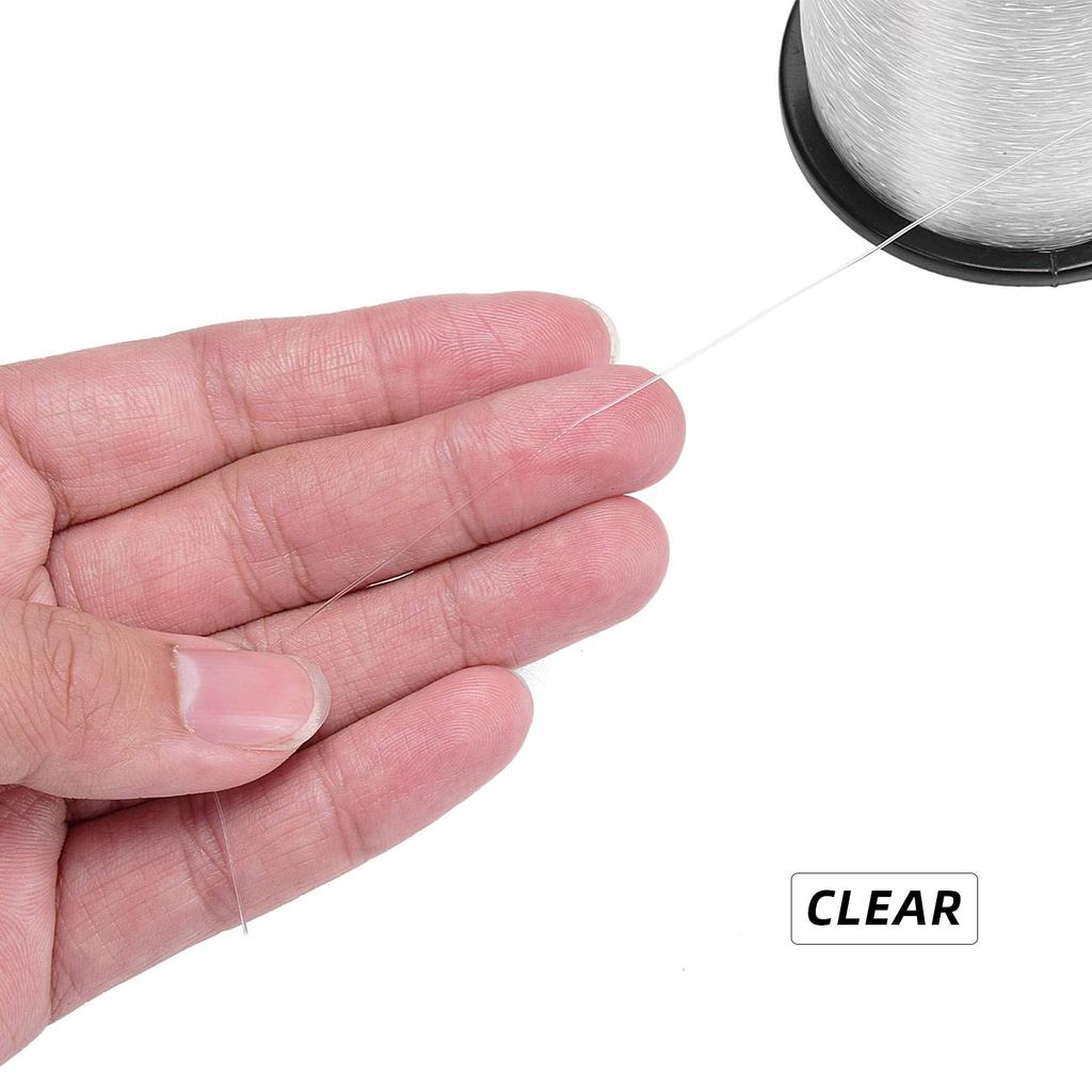 Леска для рыбалки из моноволокна SF, прочная леска из нейлона, прозрачная леска для соленой и пресной воды, 25 фунтов