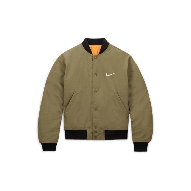 Nike X Stussy Куртки и Пальто Осень/Зима 23 Азиатская Версия Унисекс Армейский Зеленый FJ9154-222