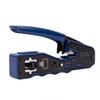 (R) RJ45 Crimping Tool for Through-Type LAN Connectors, CAT6A/CAT6/CAT5E Connectors, Compatible with Telephone Cables