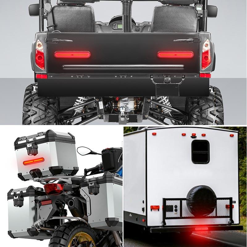 Truck 9 inch 3 in 1 LED Tail Light 100 LED ATV Taillights Trailer Rear Brake Reverse Lamp Van DRL Turn Signal Waterproof 12V 24V