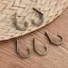 Shelf Storage Clothes Towel Organizer Coat Hanger Single Prong Hook Wall Door Metal Antique Hooks