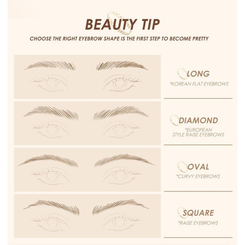 FOCALLURE - Silky Shaping Eyebrow Pencil - 4 Colors