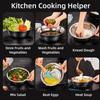 New Round Stainless Steel Bowls Thicken Multiple Sizes Prep Bowls Vegetable Bowl