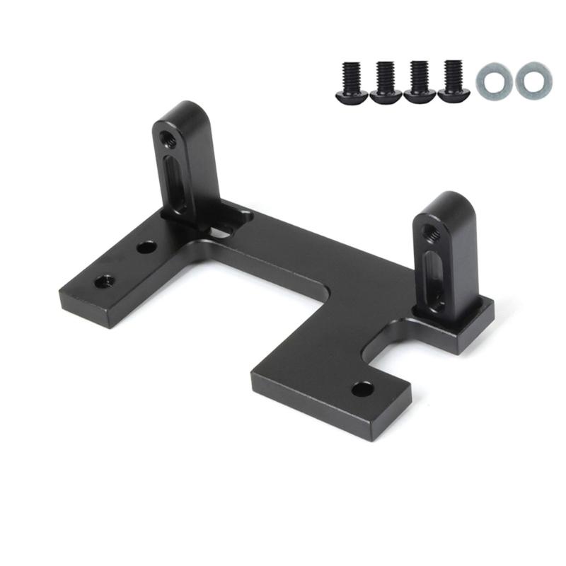 Remote Control Tractor Truck Steering Servo Mount Aluminum Alloy Steering Gear Holder for 1/14 Scale RC Car