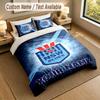 Bedding Set 1 Duvet Cover 2 Pillowcases NSW Blues logo Print Soft Bed Linen Bedroom Decor