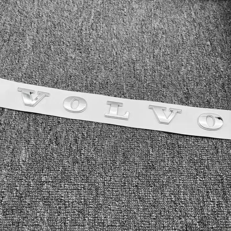 Car ABS 3D letter stickers are suitable for Volvo XC60, XC90, S60, S80, S60L, V40, V60, T5, T6 and AWD trunk logo stickers. NS0
