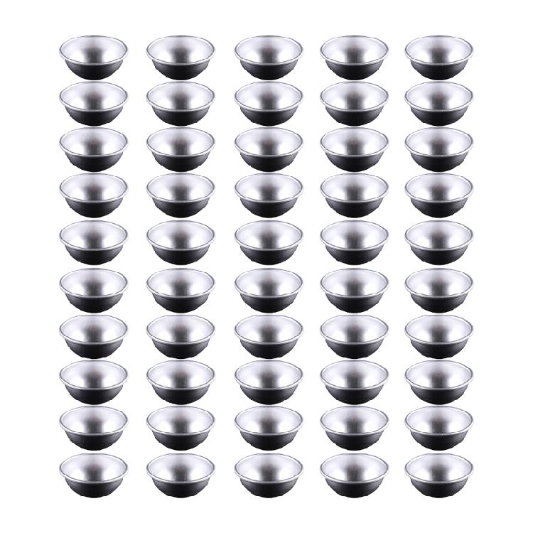 4 шт./упак. Полусферы из алюминиевых сплавов Формы для выпечки тортов, пудингов и шоколадных десертов Практичная кухонная утварь