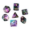 7 Pieces D4 D8 D10 D12 D20 Dices Bar Toys Board Game Acrylic Dices Polyhedral Dices Set for Card Games Math Teaching RPG