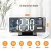 Бесшумный будильник с функцией повтора сигнала, большим дисплеем, умным цифровым светящимся экраном и многофункциональными возможностями