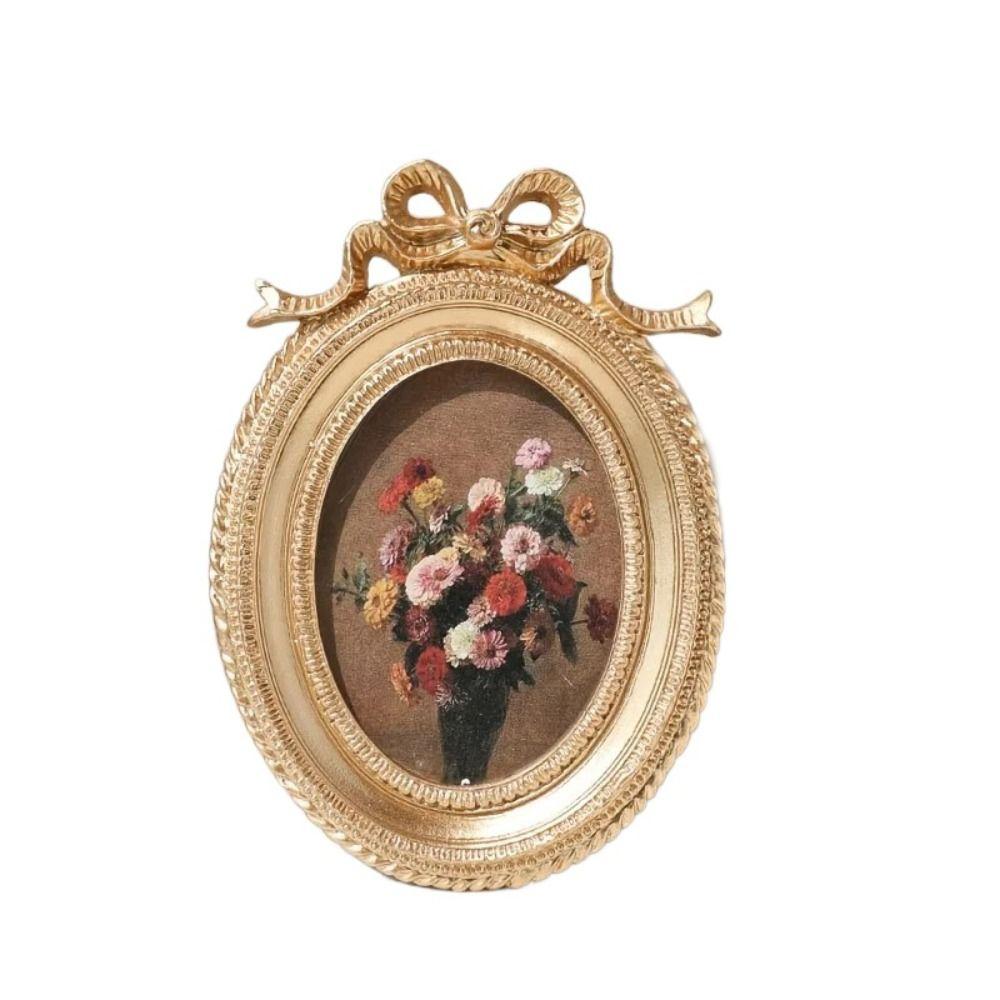 Держатель для фото из смолы Дизайн с бантом Рамка для фото Элегантная фоторамка Домашний декор