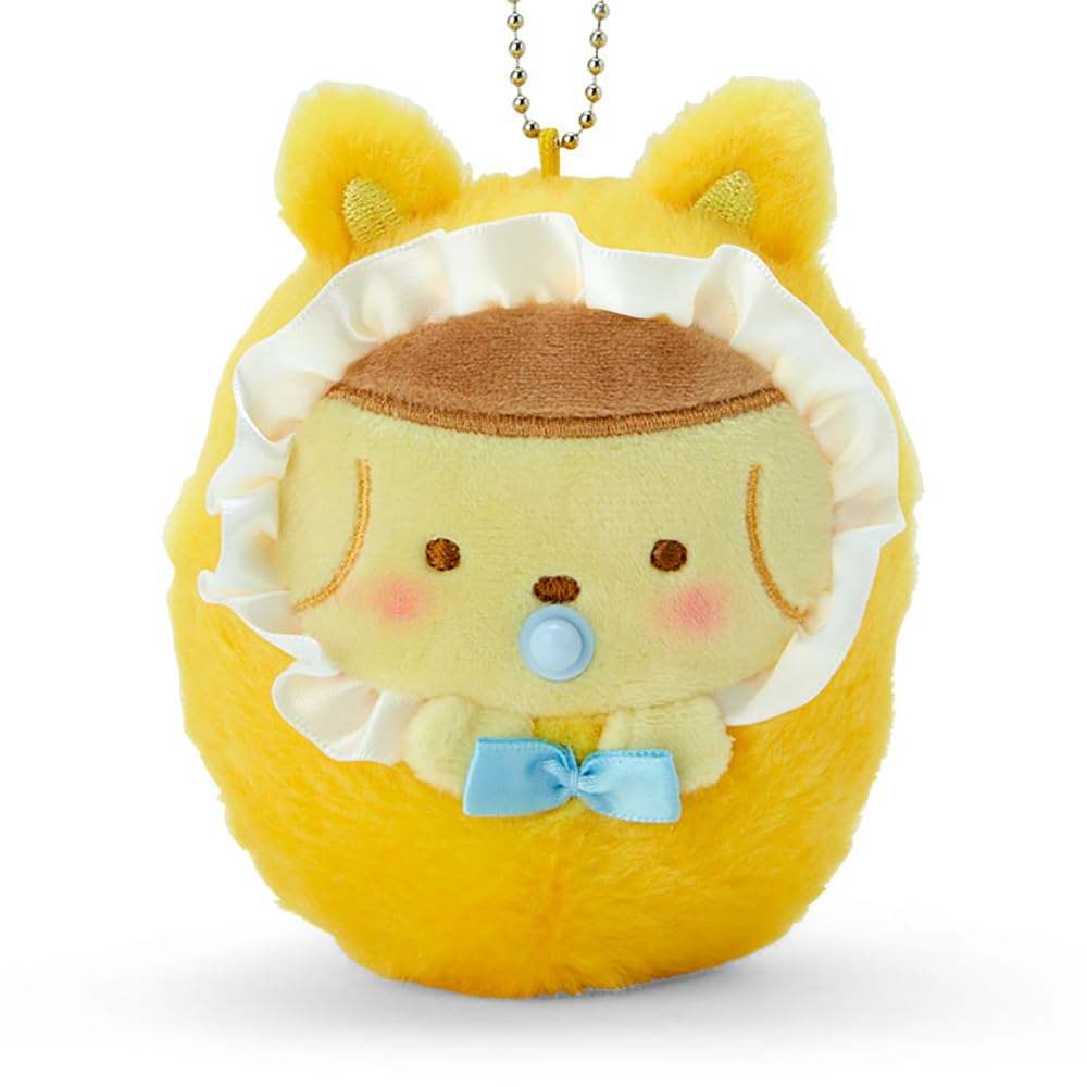 Sanrio (САНРИО) Sanrio Mascot Holder Pompompurin Purin POMPOMPURIN 10 x 7,3 x 4 см Пеленатый детский талисман-персонаж 978680 SANRIO