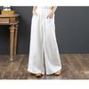 Summer and Autumn Fashion Retro Commuting Solid Color Women's Casual Wide-leg Pants Flared Pants Loose Simple High Waist Pants