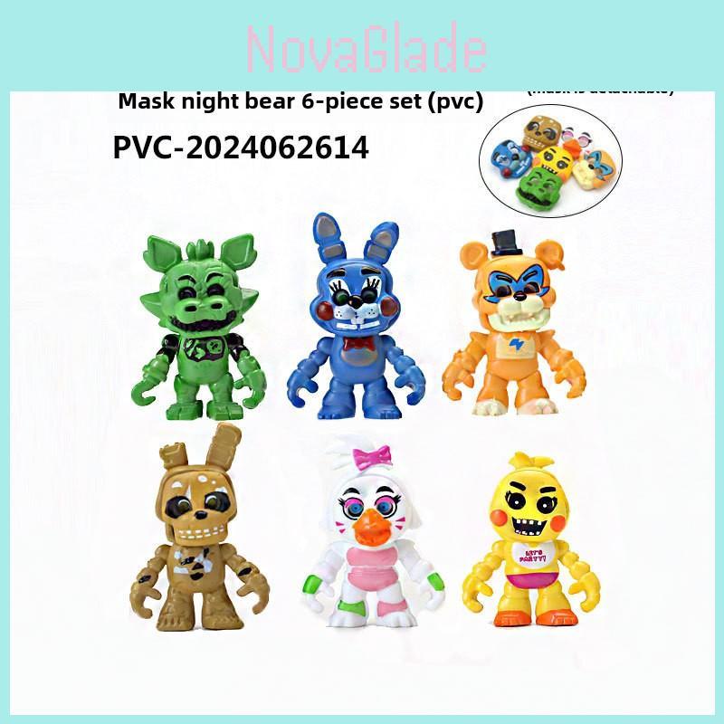 Набор коллекционных фигурок из ПВХ Five Night At Freddys для фанатов аниме